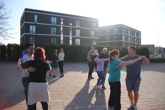 Salsa class photo